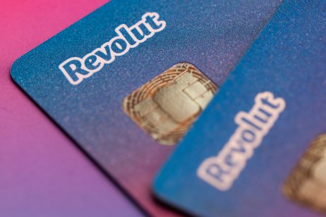 Two Revolut banking cards