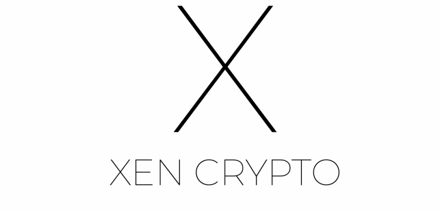 A large X appears above the token’s name, xen crypto