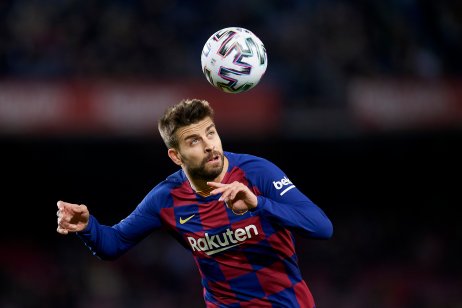 Gerard Piqué playing for FC Barcelona 