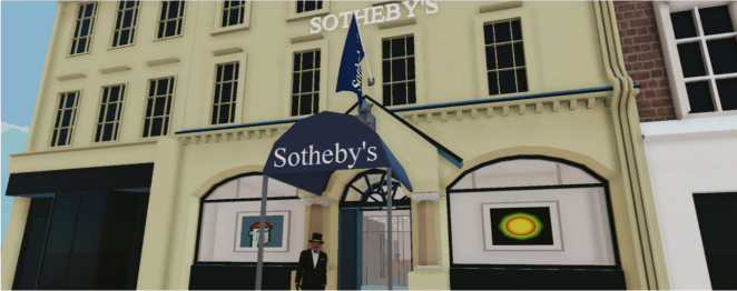 Exterior of a Sotheby's auction house