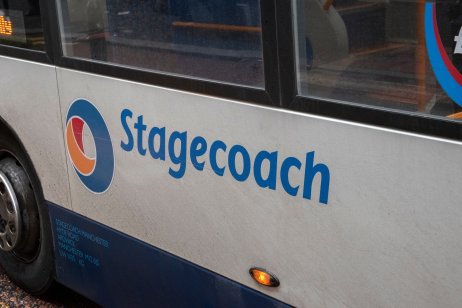 Stagecoach Stagecoach logo on side of bus