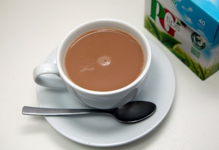PG Tips tea in a cup