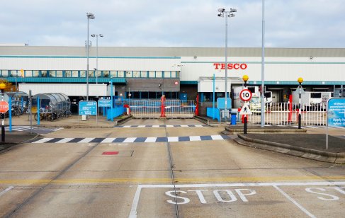 Tesco distribution centre in Southampton