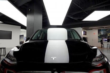 Tesla Model Y EV on display in Florida. Photo: Getty