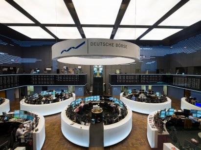 Frankfurt Stock Exchange trading floor