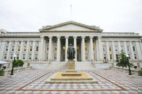 Photo of US Treasury building
