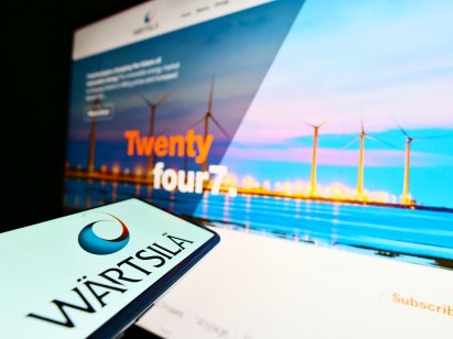 Wärtsilä logo on website