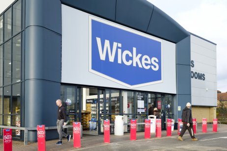 Wickes store in the UK. Credit: Shutterstock
