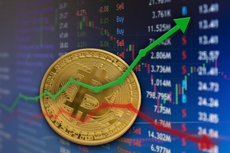Bitcoin price chart photo