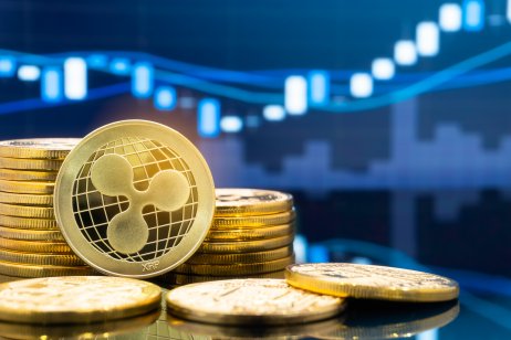 Ripple (XRP) coin; Source: Shutterstock