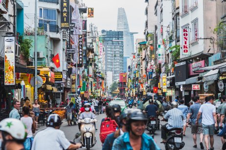 Street in Ho Chi Minh City, Vietnam