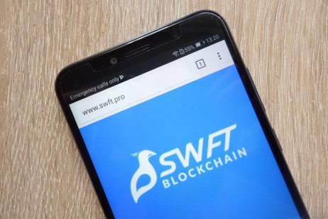 SwftCoin price prediction: What is SwftCoin (SWFTC)? SWFT cryptocurrency website displayed on a modern smartphone