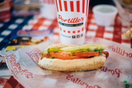 Portillo's restaurant and food