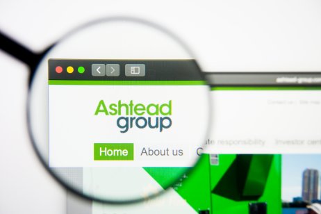 Ashtead logo on web page