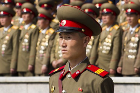  A North Korean general at a military parade