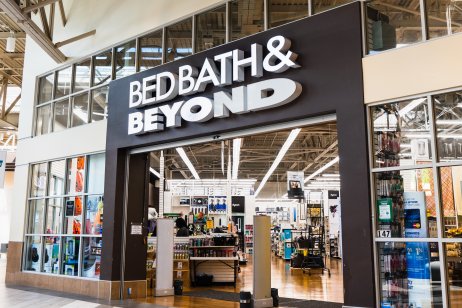 Bed Bath & Beyond store entrance at the Great Mall in South San Francisco Bay Area