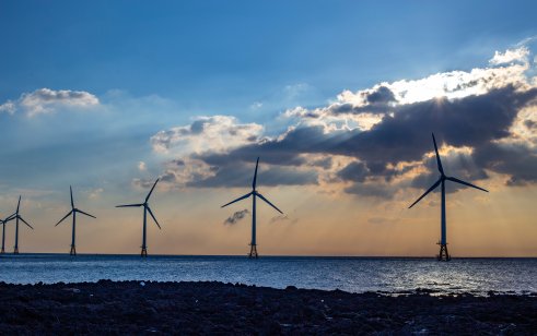 Offshore wind power on Jeju Island, South Korea