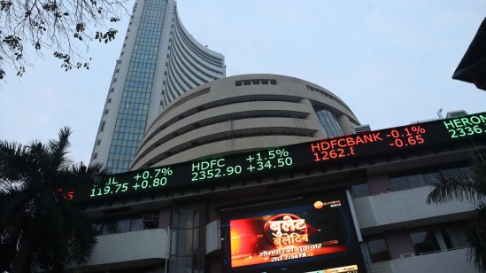 Sensex building in Mumbai, Maharashtra, India 