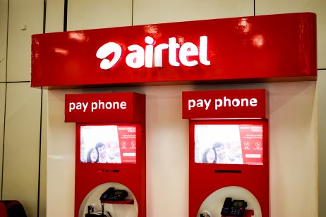 Airtel kiosk for phone recharge and other information