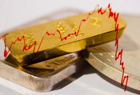 Gold stocks down