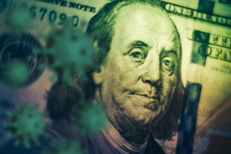 A close-up look at US currency