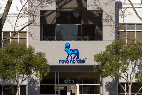 Novo Nordisk office building in Fremont, California, United States