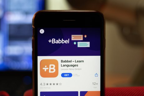 Babbel app on a mobile screen