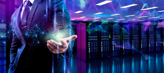MANA to SAND Cloud data, big data analysis, metaverse internet of thing IOT technology, crypto currency mine server data AI artificial intelligence futuristic background, online internet connect .