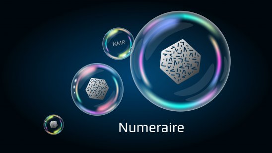 The Numeraire logo in a group of bubbles