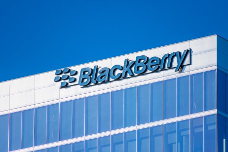 BlackBerry stock forecast: Will it reach double-digit prices? Blackberry logo sign on BlackBerry Limited campus. BlackBerry Ltd, former developer of the BlackBerry smartphones, specializes in enterprise software and IOT