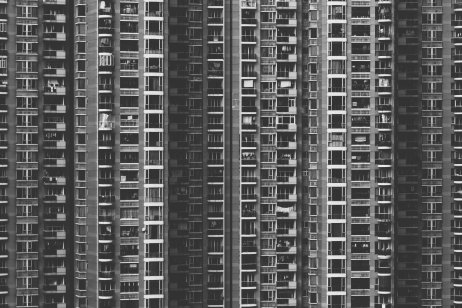 Residential skyscrapers with apartment blocks in Shenzhen, China