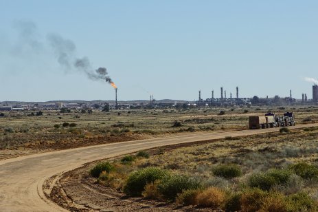 A gas field in Australia's Queensland outback