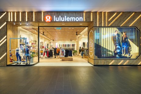 Entrance to Lululemon store in Pavilion Kuala Lumpur shopping centre.