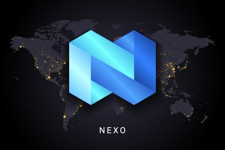 NEXO logo on a black background