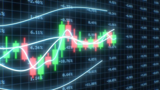 Candlestick chart crypto exchange finance market data graph