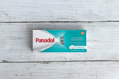 A image of pain relief Panadol or Paracetamol from GlaxoSmithKline, GSK Company
