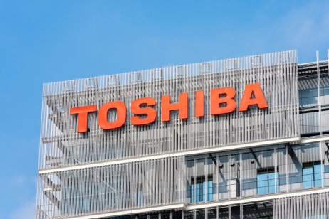 Toshiba's office logo in Japan