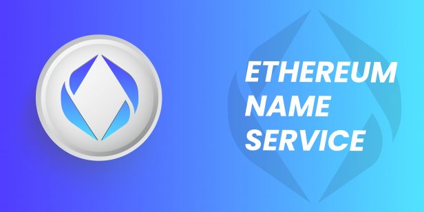 The Ethereum Name Service logo and text