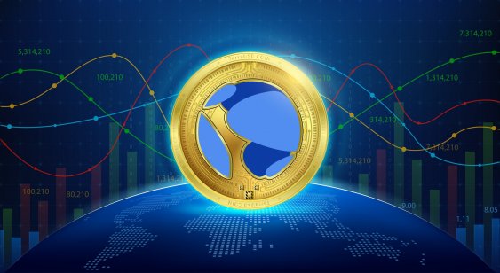TerraUSD price prediction: USTC is no longer a stablecoin but can it bounce back? TerraUSD (ust) gold coin. Token cryptocurrency currency on future internet. Digital online technology blockchain stock market and crypto currencies. Hologram with a globe an