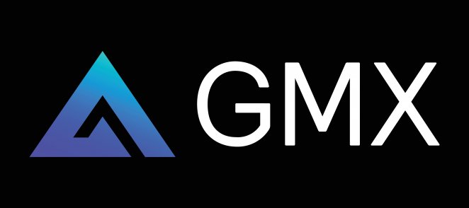 The GMX logo and name on a black background