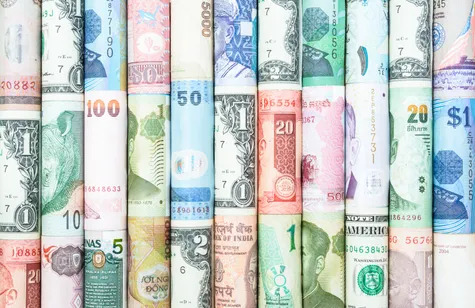 dollar,yen,euro doodle