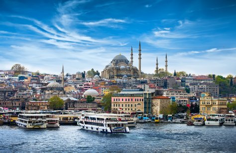 Istanbul is the capital of Turkey, an eastern tourist city.