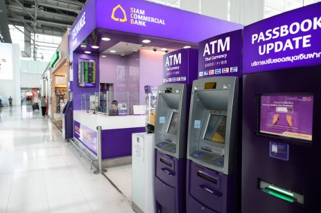 SCB ATMs in Suvarnabhumi Airport, Thailand 