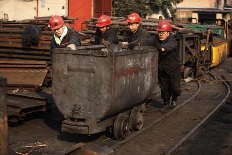 Portraits of Chinese coal miners in Huaibei, Anhui province, China