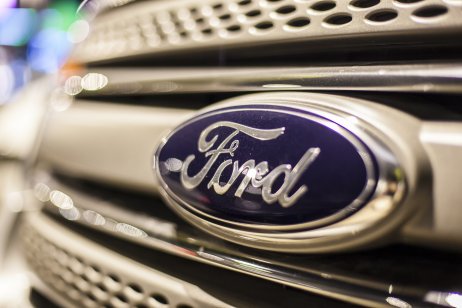 Ford logo on front of car. Source: Shutterstock_591937739.jpg