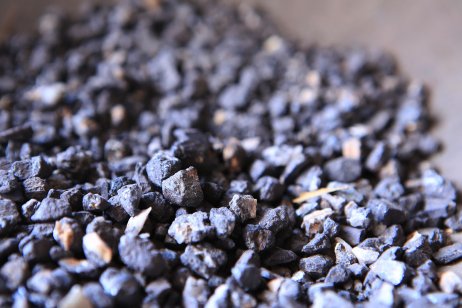 A close-up shot of tin minerals 