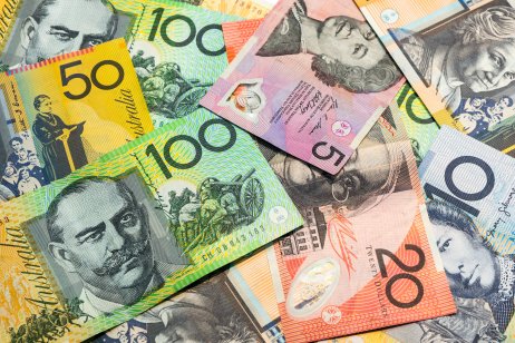 Australian dollar bills