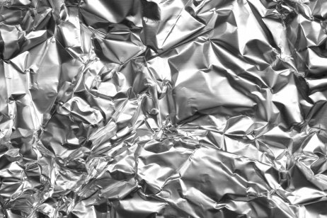 Aluminum foil texture