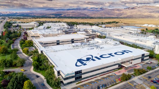 Micron factory in Boise, Idaho