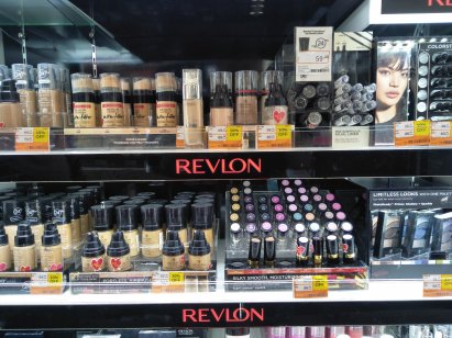 Revlon make-up on store shelf